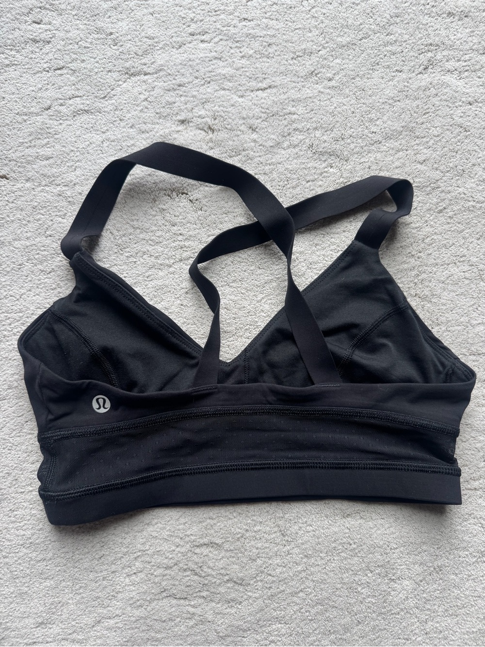 lululemon athletica Black Strappy Sports Bra